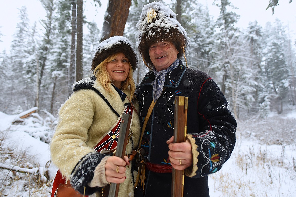 Stephanie and Rod Douglas have been shooting muzzleloaders together since 2017. (Jeremy Weber/Daily Inter Lake)