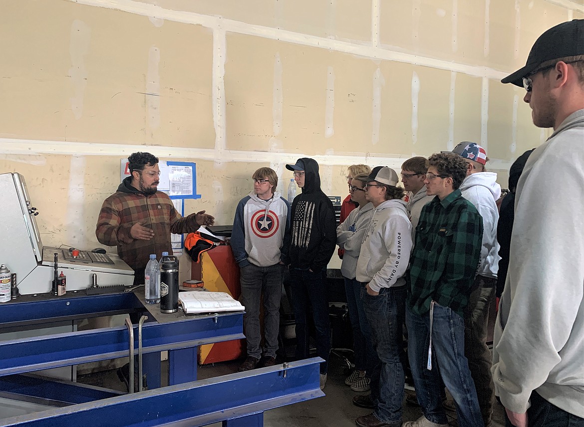 Shs advanced welders toured local shops bonner county daily bee