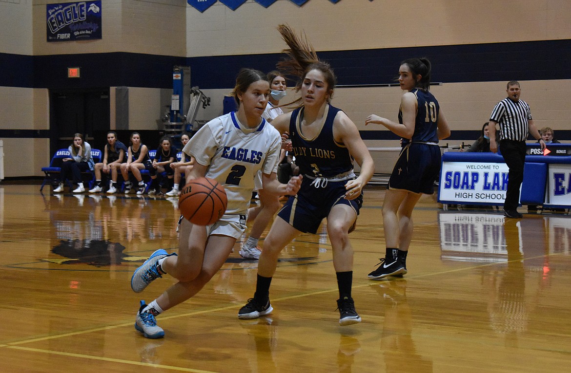 The Soap Lake High School boys and girls basketball teams fell to Moses Lake Christian Academy/Christian Covenant School (MLCA/CCS) in a league matchup Friday.