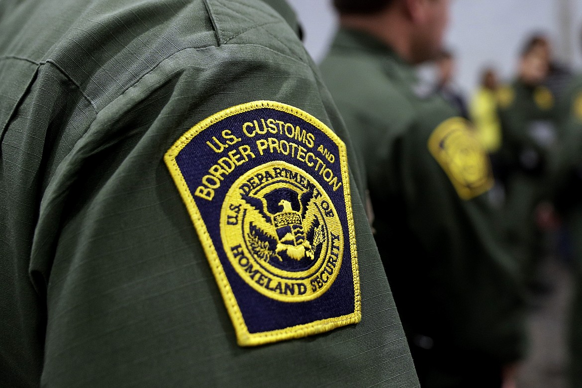 Border Patrol agents hold a news conference prior to a media tour of a new U.S. Customs and Border Protection temporary facility near the Donna International Bridge in Donna, Texas, May 2, 2019. A special Customs and Border Protection unit used sensitive government databases intended to track terrorists to investigate as many as 20 U.S.-based journalists, including a Pulitzer Prize-winning Associated Press reporter, according to a federal watchdog. (AP Photo/Eric Gay, File)