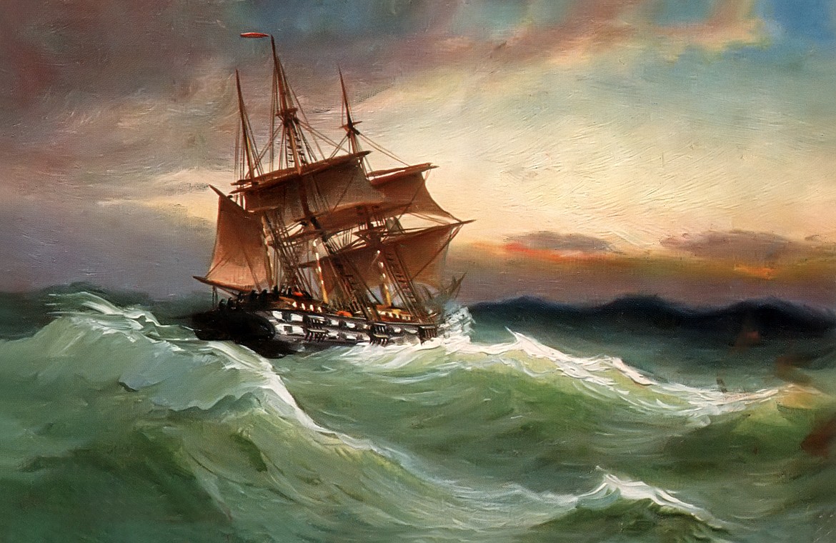 While aboard a storm-battered ship named Greyhound in 1747, John Newton feared for his life and prayed that God would save him.