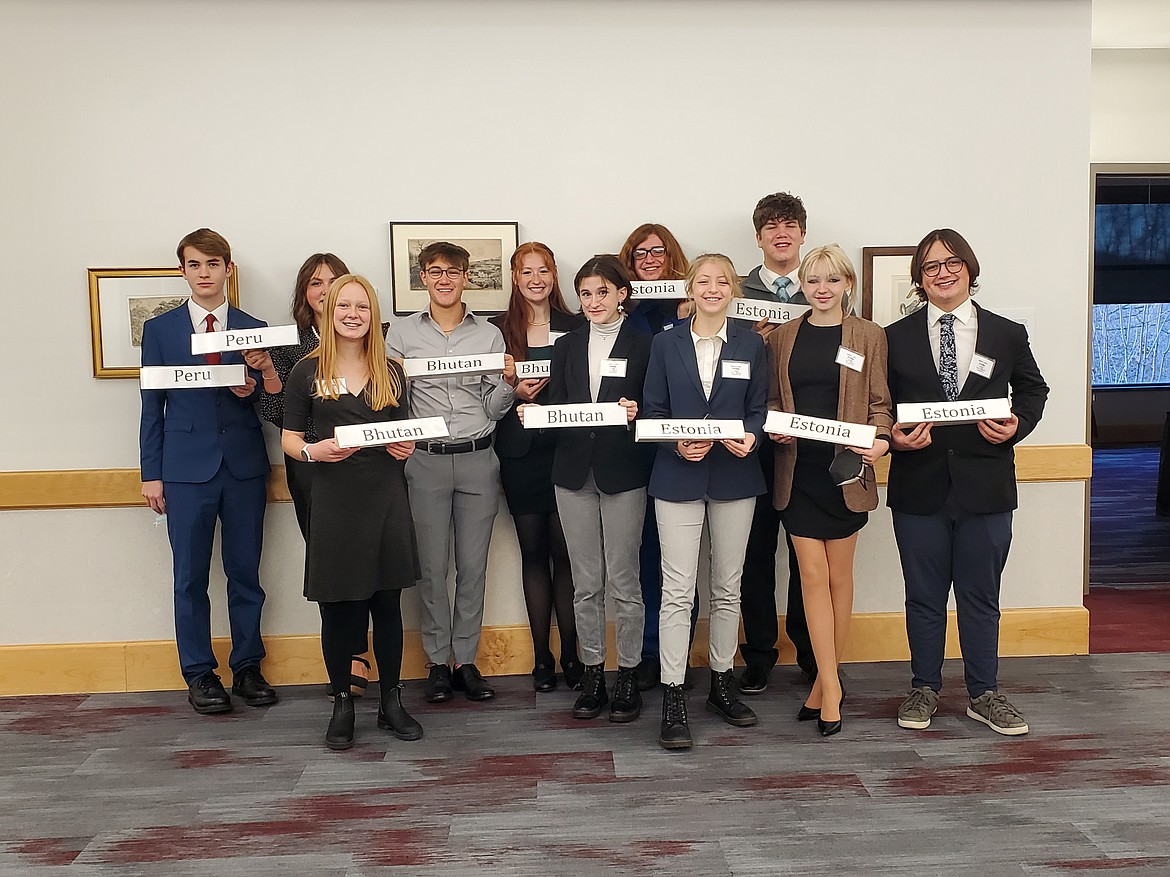 Columbia Falls High School received honorable awards at the Montana Model United Nations conference in November.