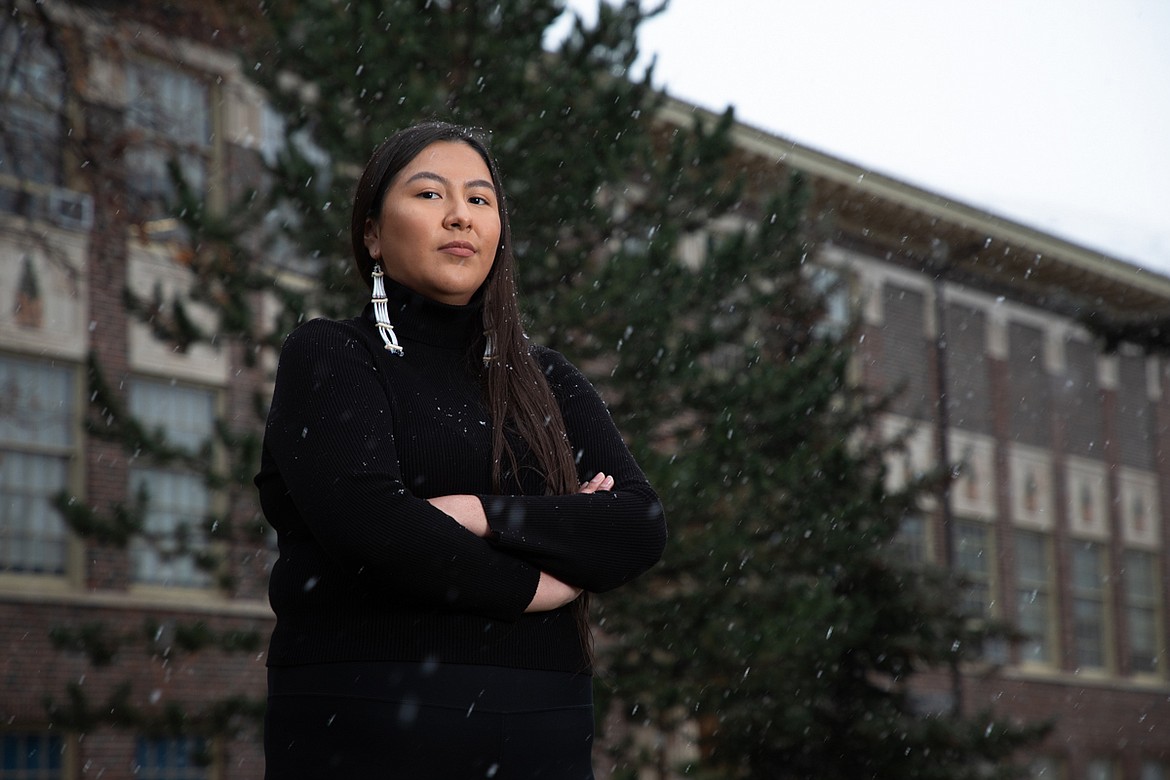 UM senior Mariah Omeasoo graduated from UM’s College of Business and the Davidson Honors College Saturday. (UM photo by Andy Kemmis)