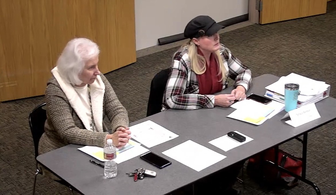 Optional Forms of Government Study Commissioner Tamara Bateson, right, expressed concern that there could be unintended costs to changing Kootenai County regime. Also pictured: Joan Genter. Photo courtesy Kootenai County.