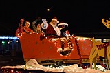 Santa comes to town with escort from Grant County Fire District 3