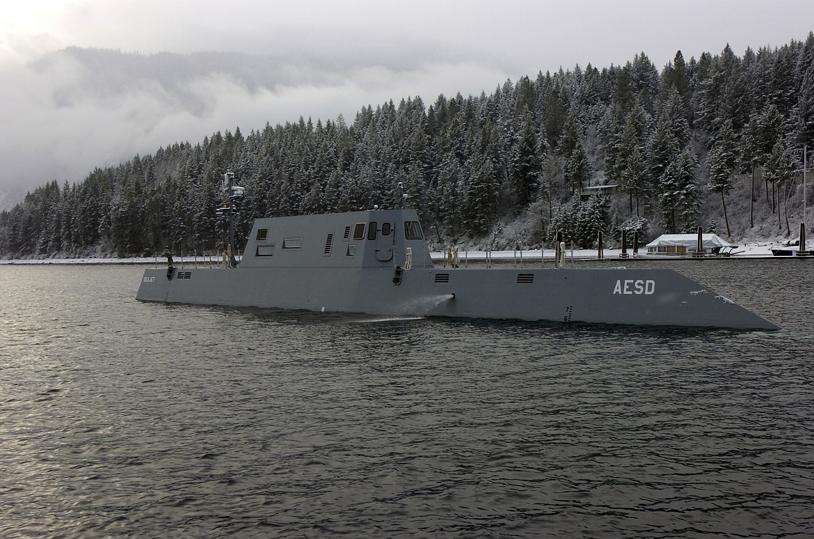Three-quarter size submarine (133 feet) used on Lake Pend Oreille to test new submarine technologies.