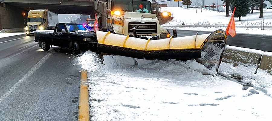 Safe driving in winter weather means being cautious near snow plows, as plow strikes cause more than just financial damage, ITD officials said.