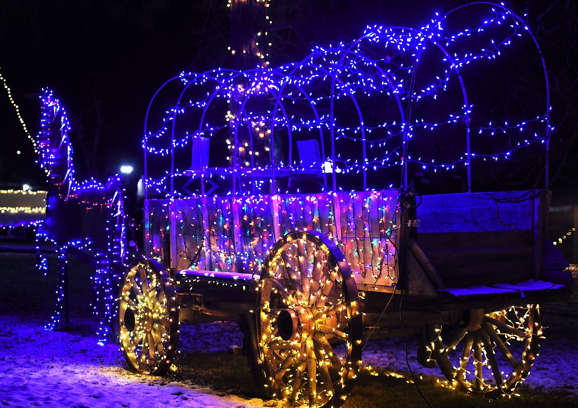 2021 Lights Under the Big Sky in Ronan. (Scot Heisel/Lake County Leader)