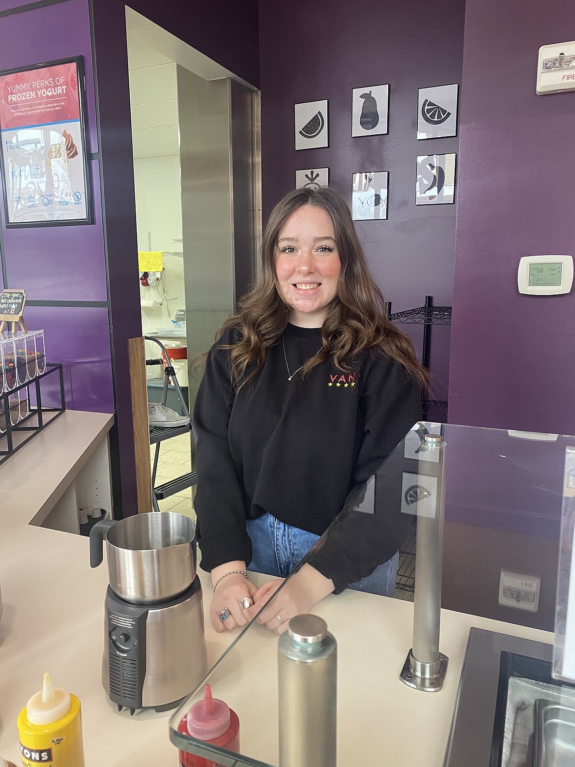 Coeur d'Alene High School senior, Andralinn Jacob, a Grooveberries employee commented on the influx of new students she's noticed at school.