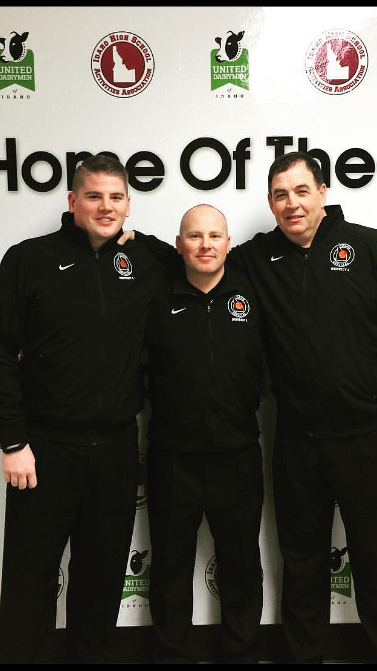 Courtesy photo
From left, Neal Pederson, Brandon Bubar and Bill Bopp at a state high school basketball tournament a few years ago.