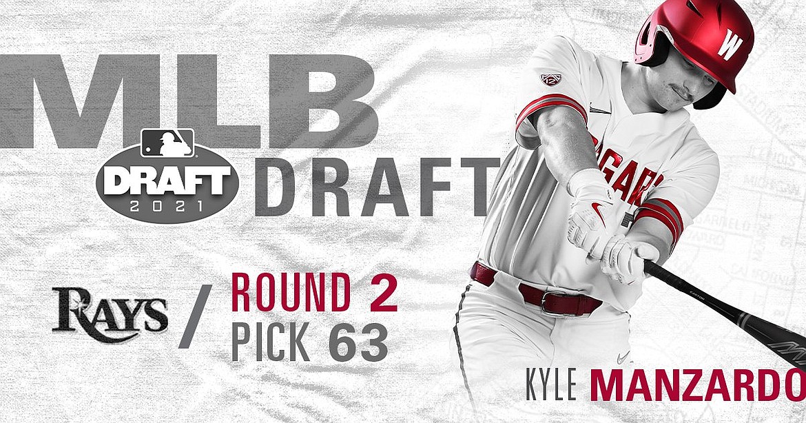 Courtesy WSU Athletics
Former Washington State and Lake City High star Kyle Manzardo was selected by Tampa Bay in the MLB First-Year Player Draft in July.