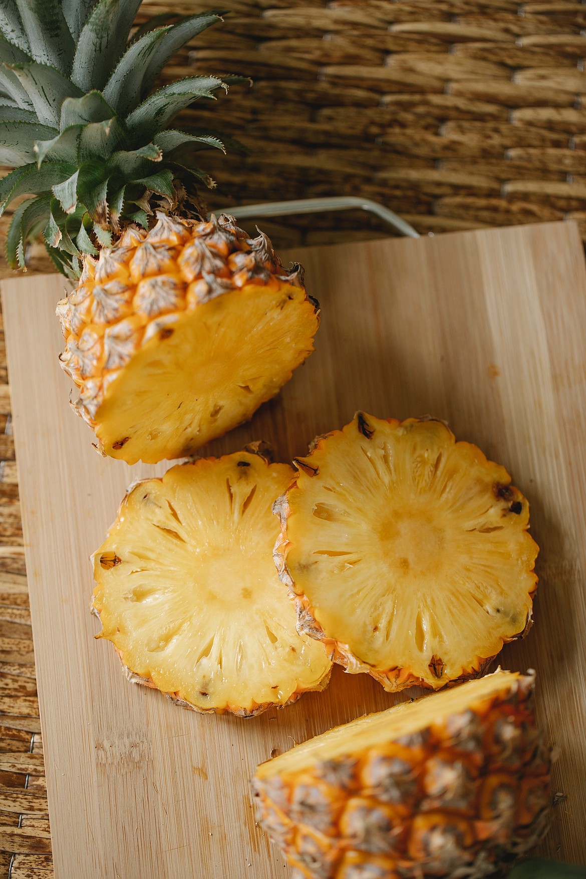Broiled pineapple is an utterly delicious dessert.