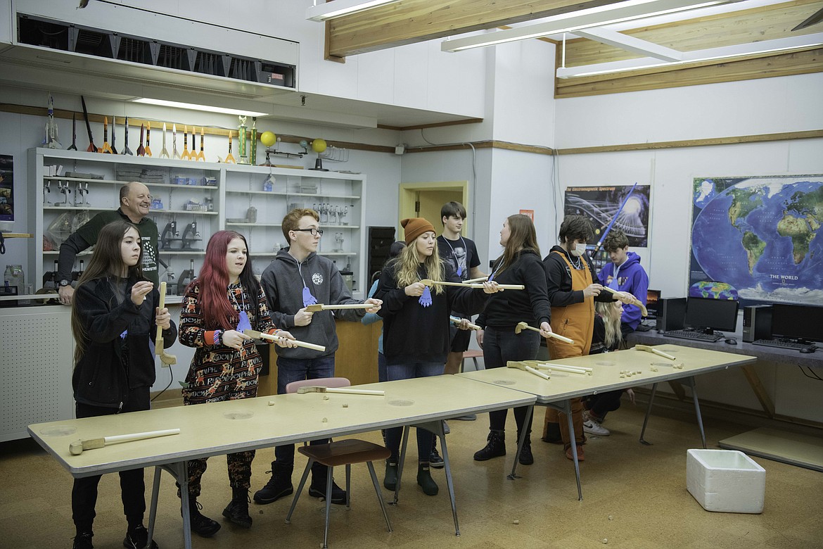 Mr. Benson's shooting gallery. (Tracy Scott/Valley Press)