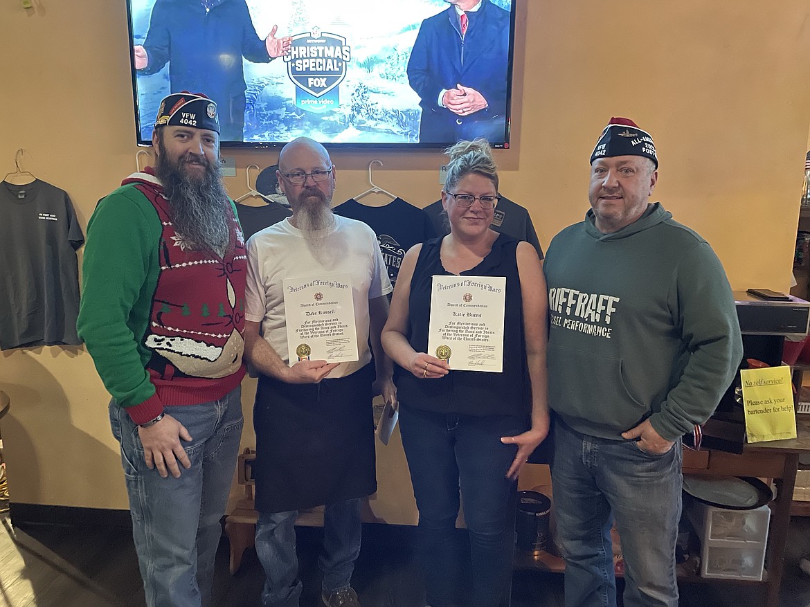 Bigfork VFW honors couple and Montana Legends for preparing annual