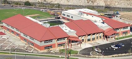 Grand Coulee Dam School District buildings are shown.