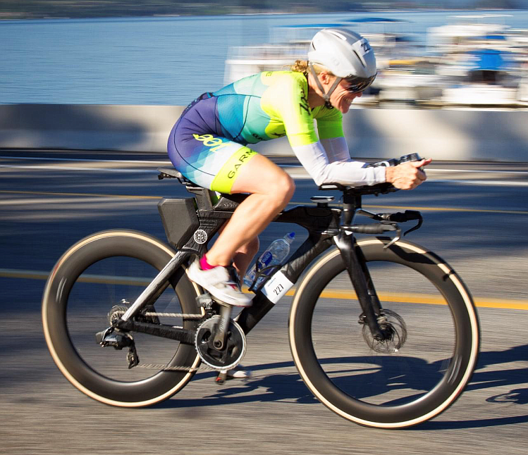 Jamie Lake, a 1997 Priest River High grad, placed high enough in her age group at the Coeur d’Alene Ironman to secure a spot to the 2021 Ironman World Championships.