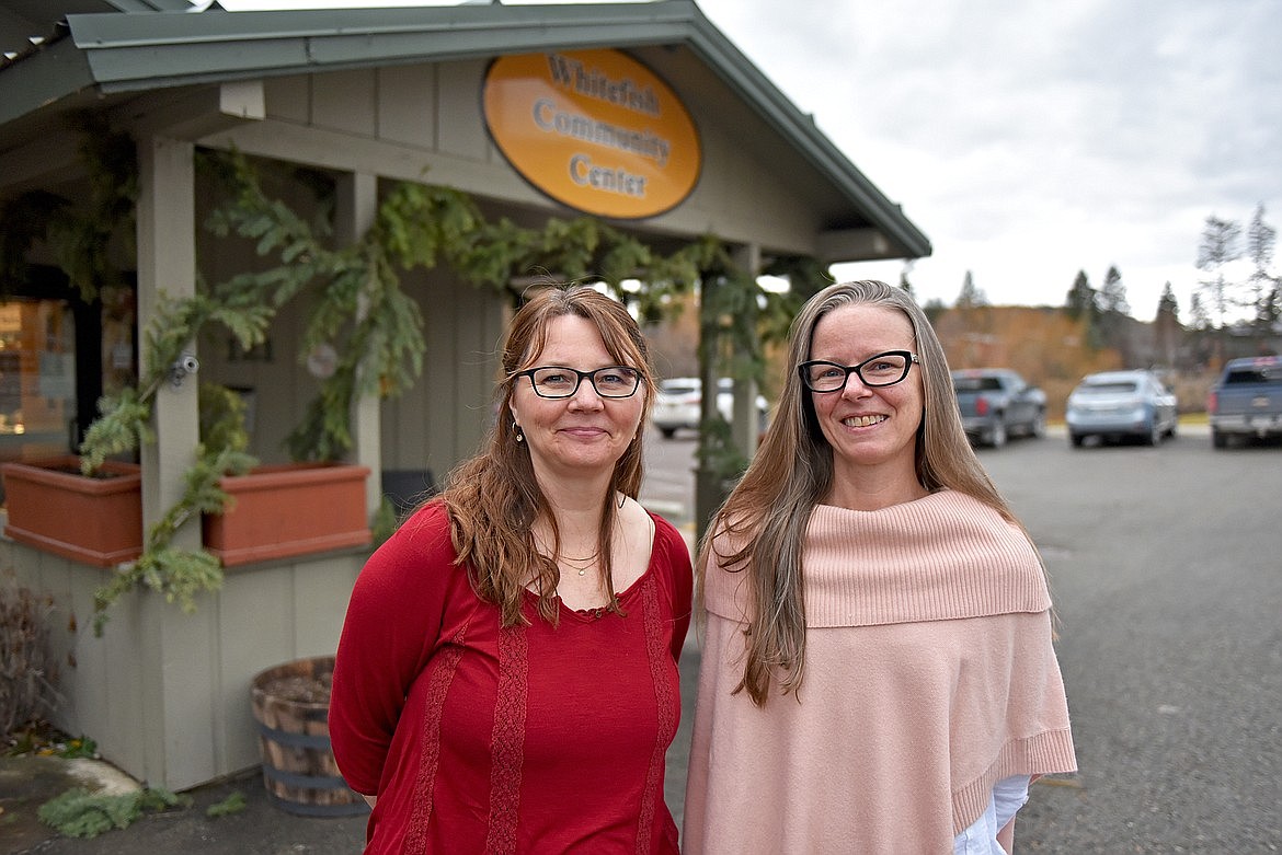 Rhonda Fisher, left, and Jana Steck, right, are the Whitefish Community Center's new site managers. (Whitney England/Whitefish Pilot)