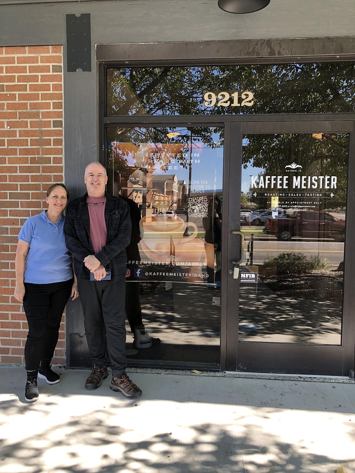 Kaffee Meister owners Leslie and Mike Emmons.