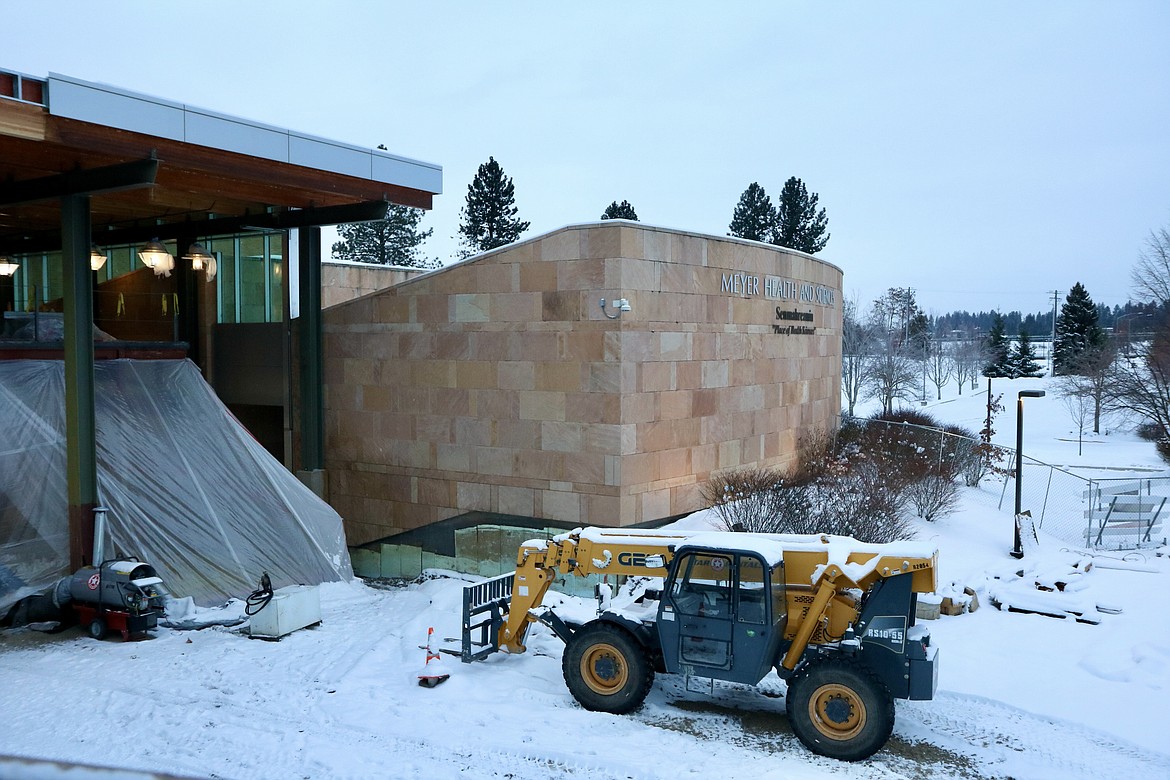 A view of the existing building from the second story of the Meyer Health and Science building expansion at North Idaho College on Dec. 29. HANNAH NEFF/Press