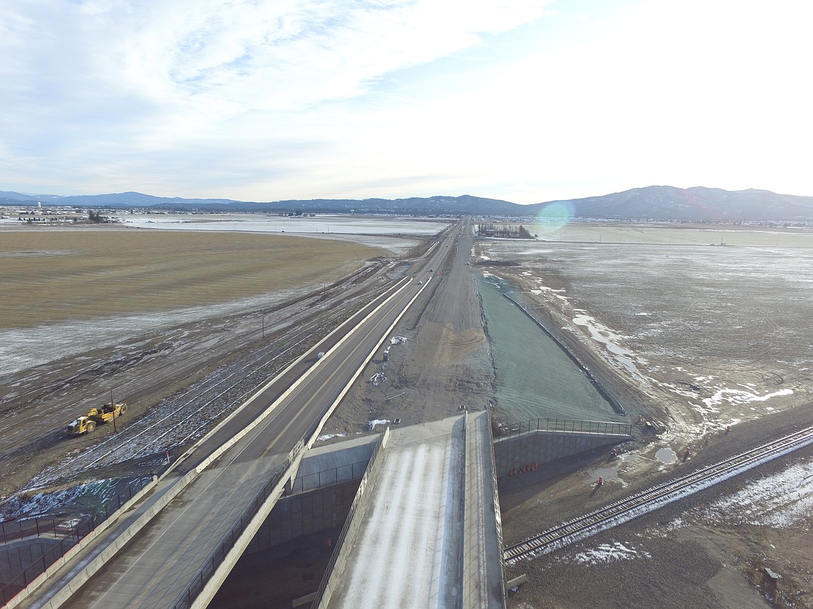 The glorious horizon of the Rathdrum Prairie along the Highway 41 expansion. Completion of the project is expected this spring.