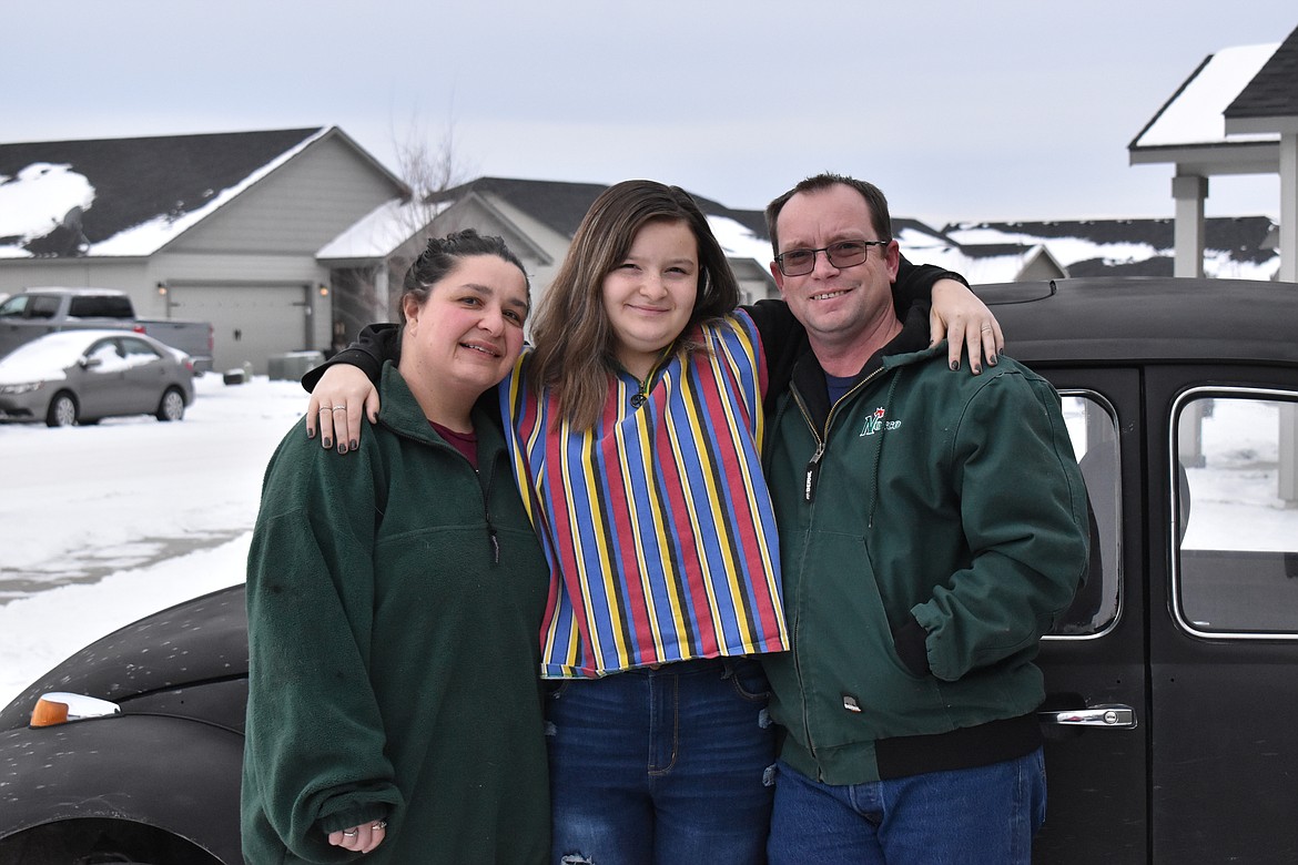 From left to right, Jenn Neff, Sam Neff and Erik Neff.