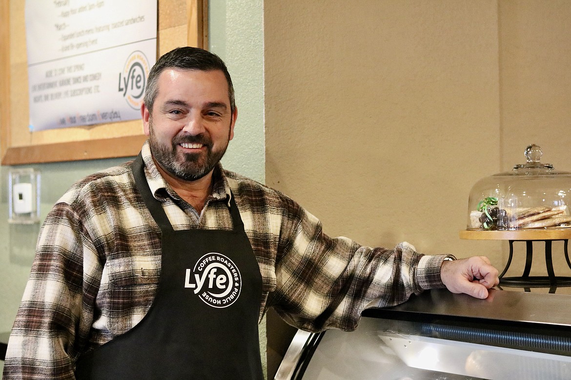 Co-owner Dave Miller of Lyfe Coffee Roasters and Public House said they'll be keeping the same menu as the former business, Calypsos Coffee Roasters, but will be looking to expand the sandwich menu in March. Dave and Brooke Miller, with business partners Dean and Christie Strawn, reopened the coffee shop in downtown Coeur d'Alene with their new name and style on Sunday. HANNAH NEFF/Press