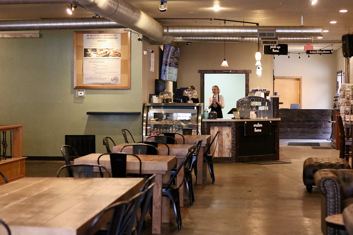 Lyfe Coffee Roasters and Public House in downtown Coeur d'Alene, formerly called Calypsos Coffee Roasters, has a new face under new ownership. Co-owner Dave Miller said they're about midway through the remodel. HANNAH NEFF/Press