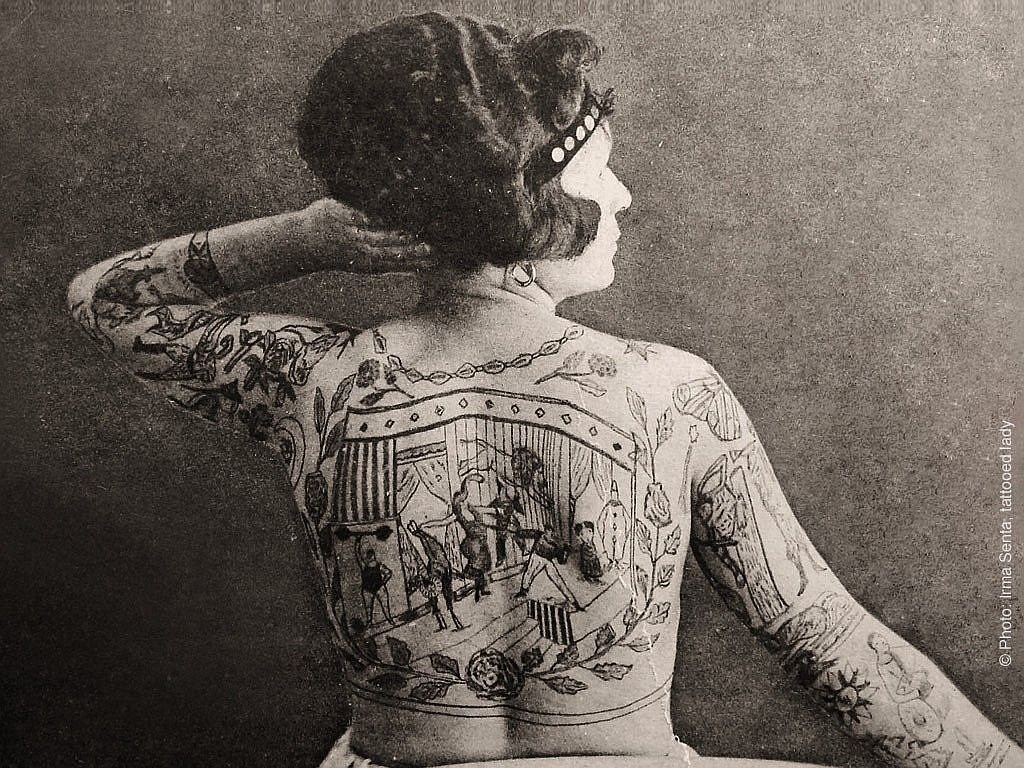 The Tattooed Ladies of the Victorian Era  DailyArt Magazine