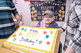 Veteran celebrates her 100th birthday