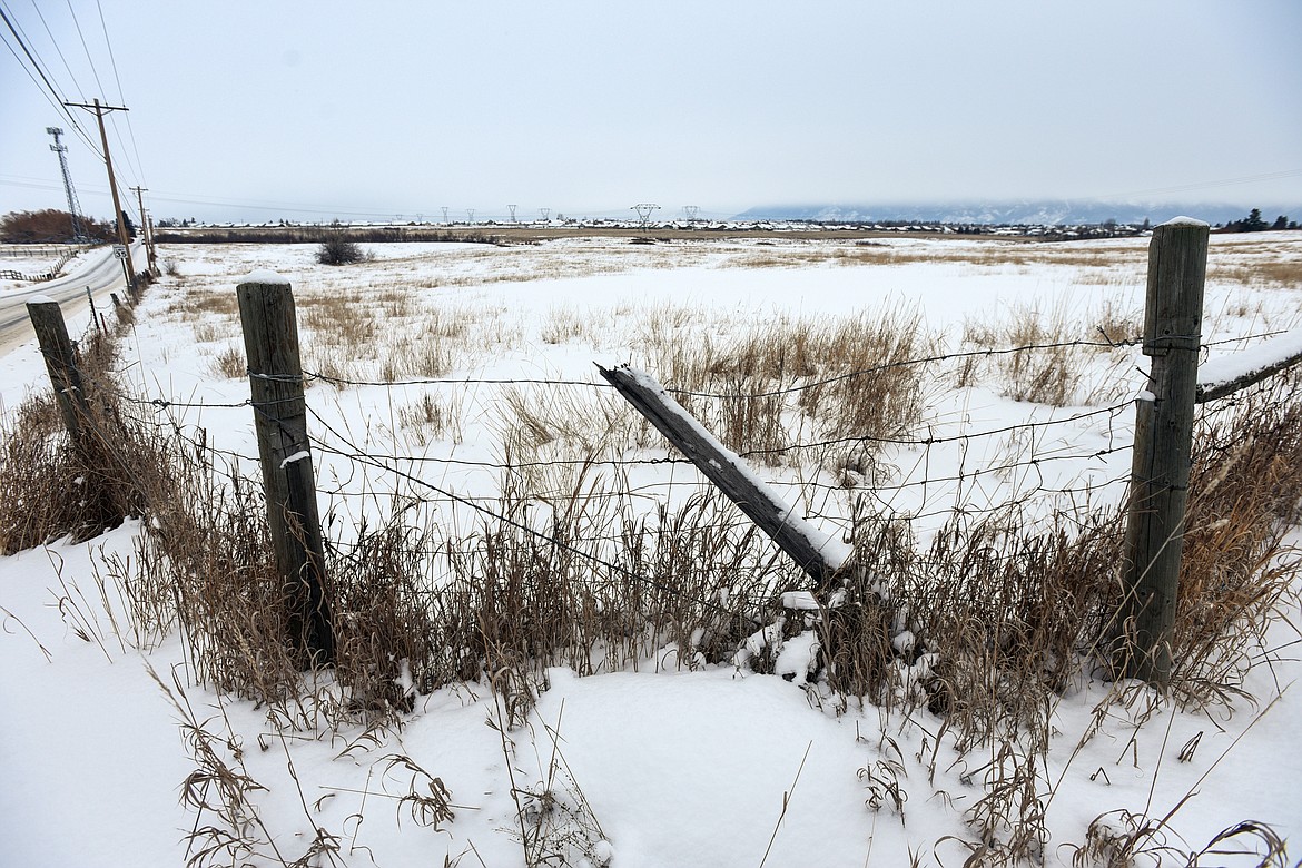 Site of a proposed development at West Springcreek Road and Two Mile Drive on Wednesday, Jan. 5. (Casey Kreider/Daily Inter Lake)