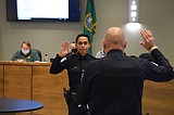 Quincy Police Department chief does much swearing in