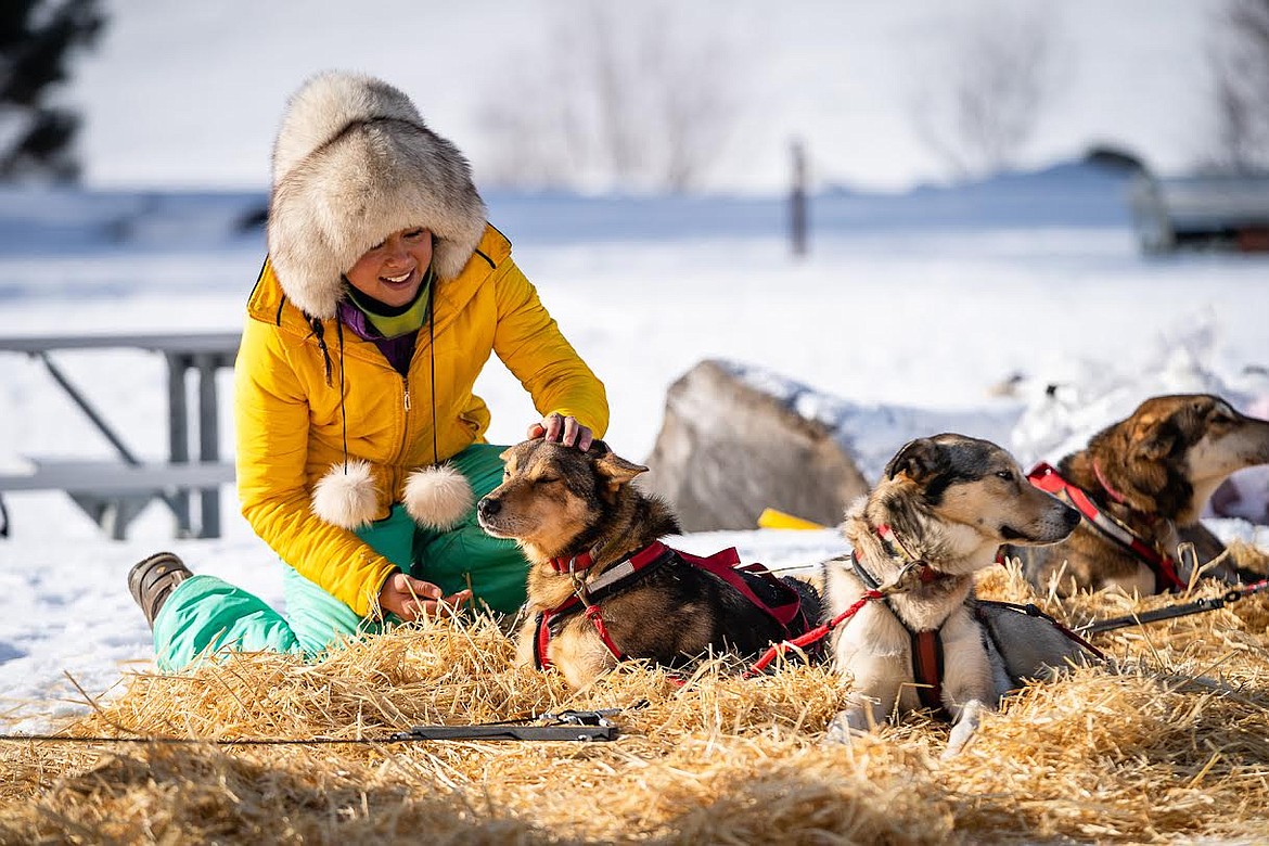 Photo by Melissa Shelby 
The Idaho Sled Dog Challenge features world-class mushers. The dogs are competitive and still friendly.