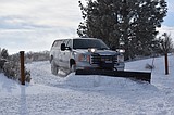 Clearing the way: Soap Lake police officer enjoys plowing snow on the side