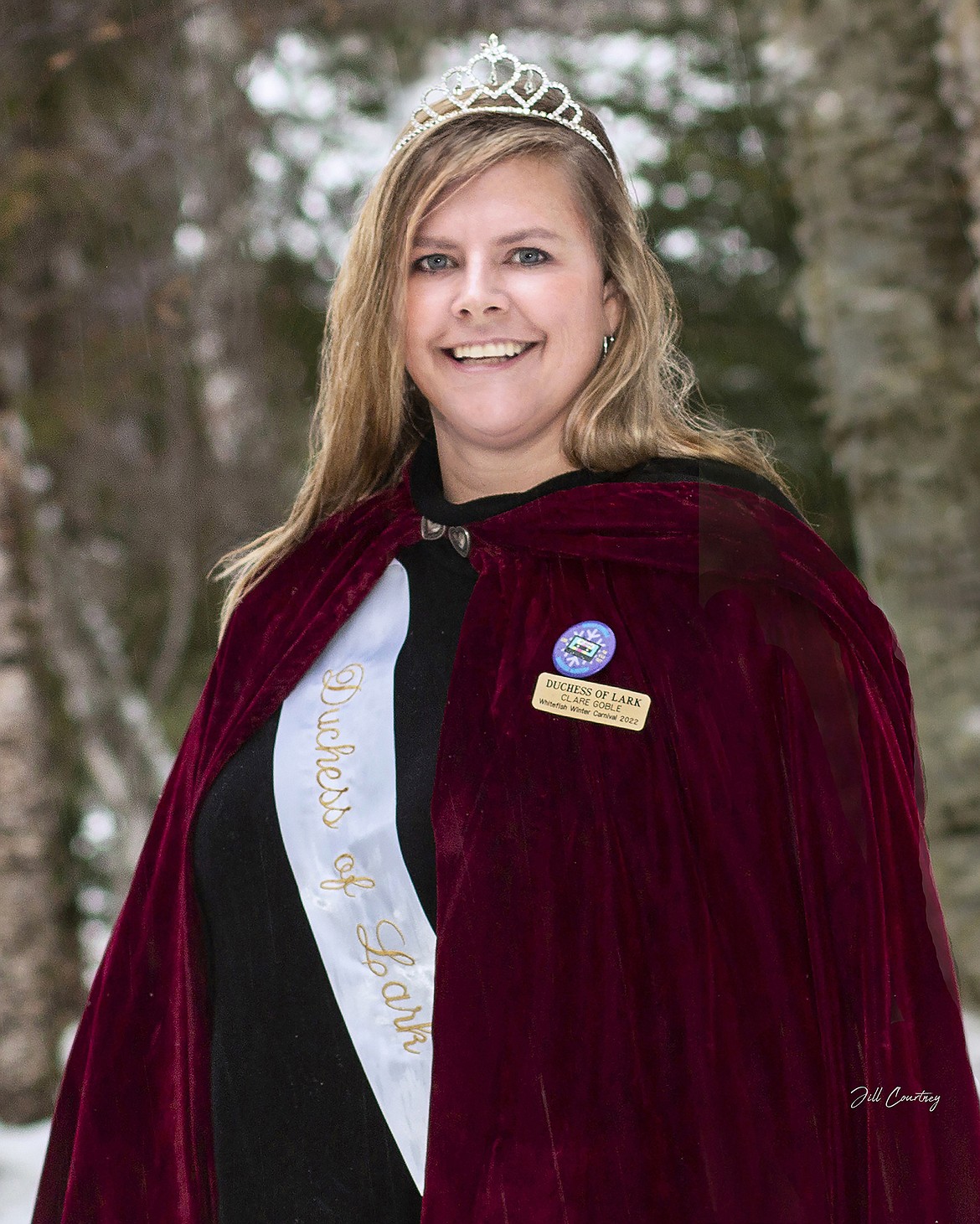 Clare Goble was crowned Duchess of Lark. (Jill Courtney photo)