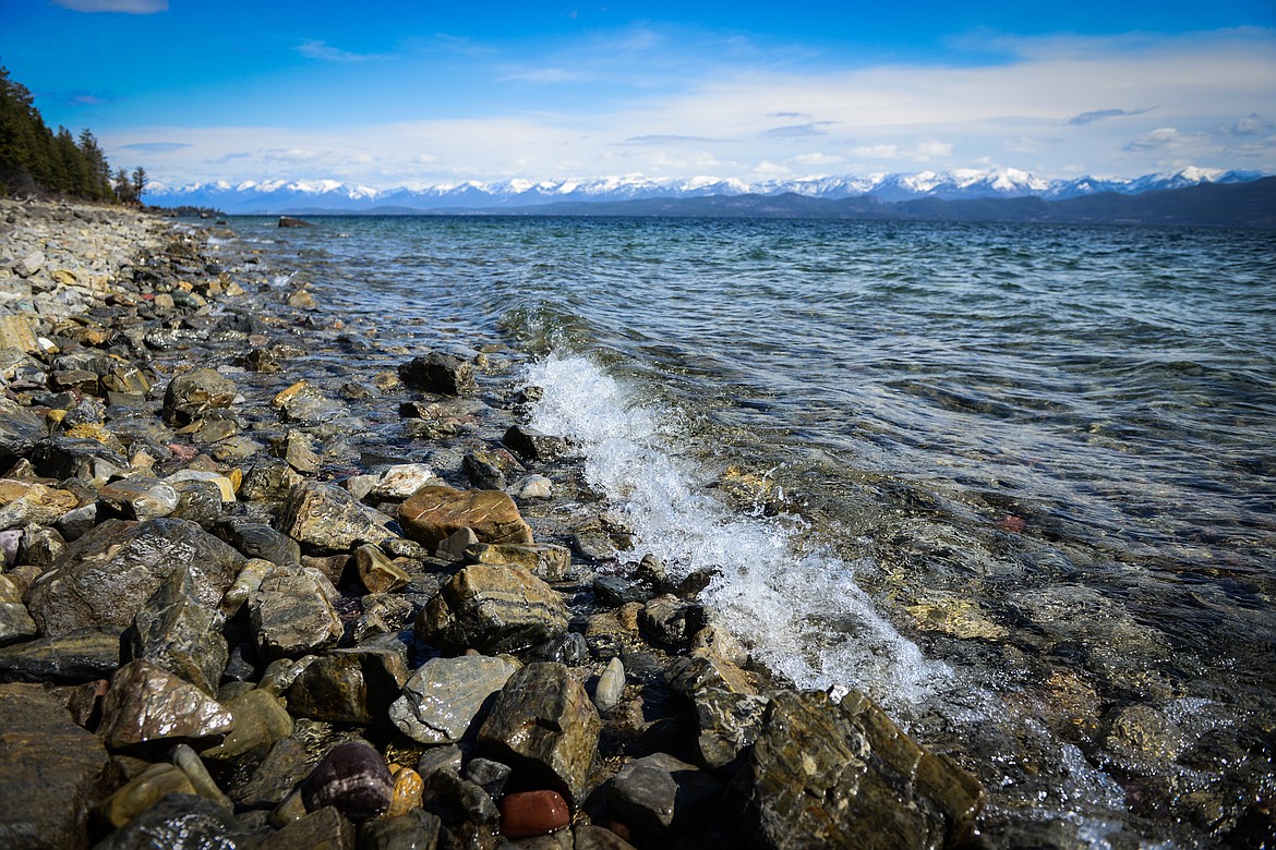 Waves crash on Flathead Lake in this file photo. (Casey Kreider/Daily Inter Lake)