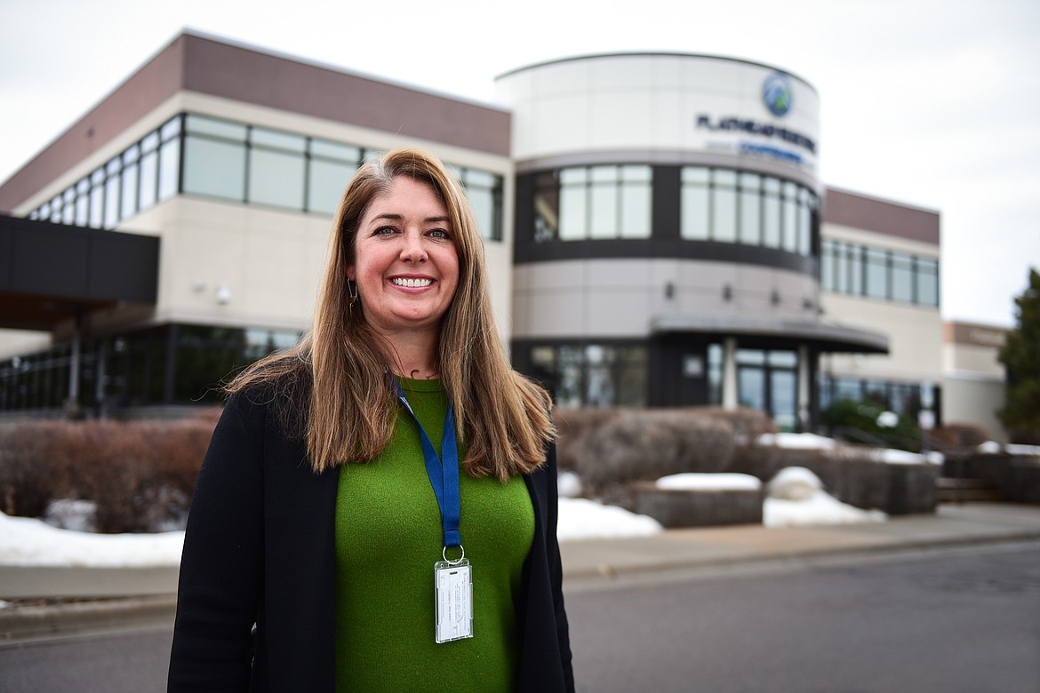 Courtney Stone, the new public affairs specialist at Flathead Electric Cooperative, on Friday, Jan. 14. (Casey Kreider/Daily Inter Lake)