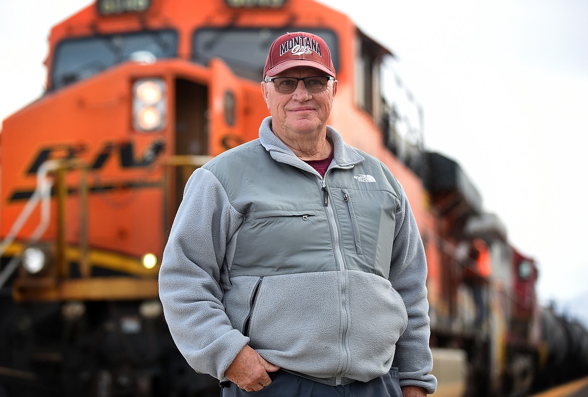 Whitefish's Greg Osler not only drove locomotives through the 7-mile long Flathead Tunnel near Trego, he helped build it 1969. (Jeremy Weber/Daily Inter Lake)