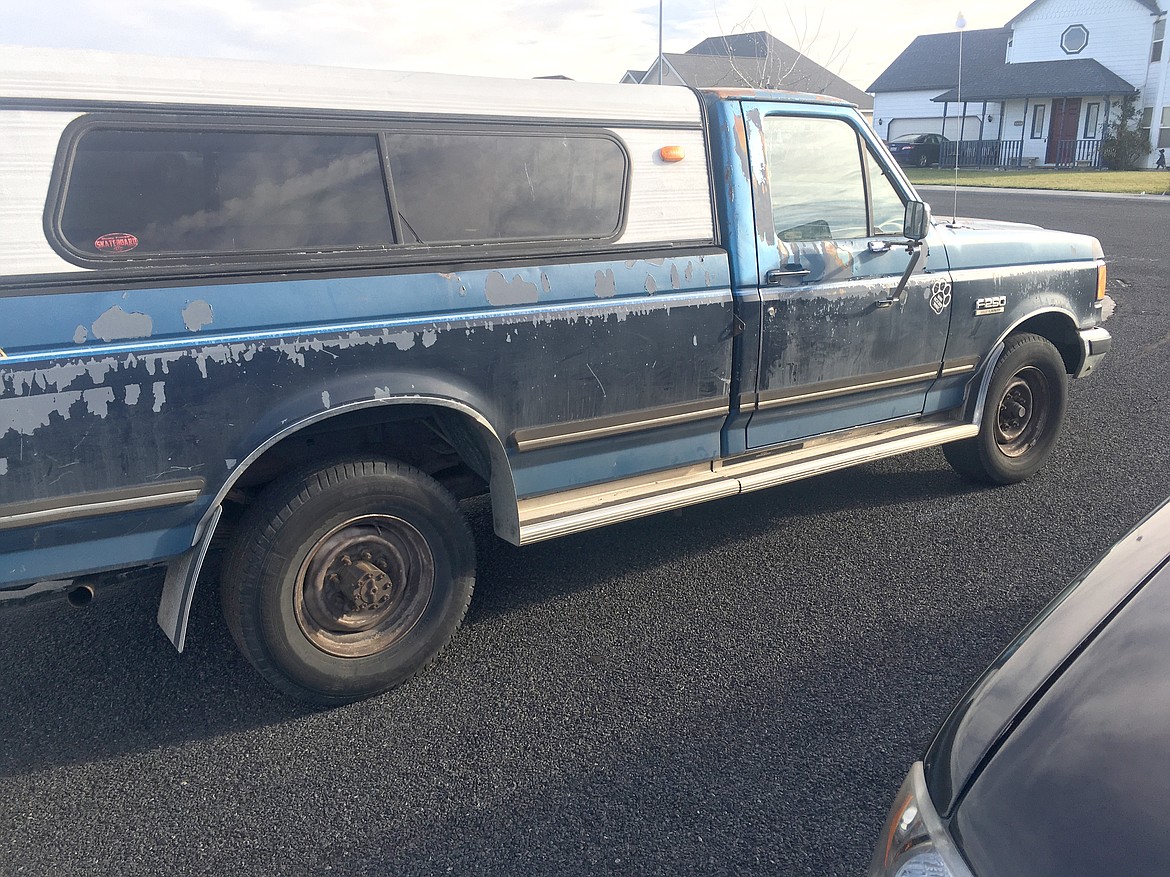 The truck donated to Serve Moses Lake, shown here, was paid forward to a new owner.