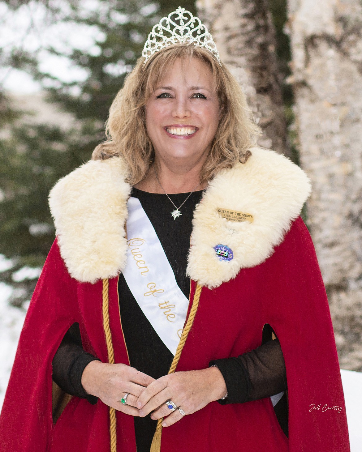 Lisa Calaway was crowned Whitefish Winter Carnival Queen of the Snows on Saturday. (Jill Courtney photo)
