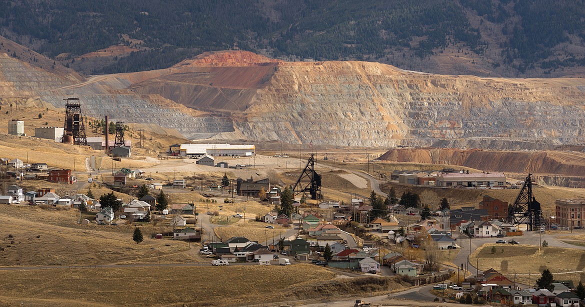 Anaconda copper mine pit in Butte, Mont., now closed, caused the U.S. the second worst environmental pollution problem in history.