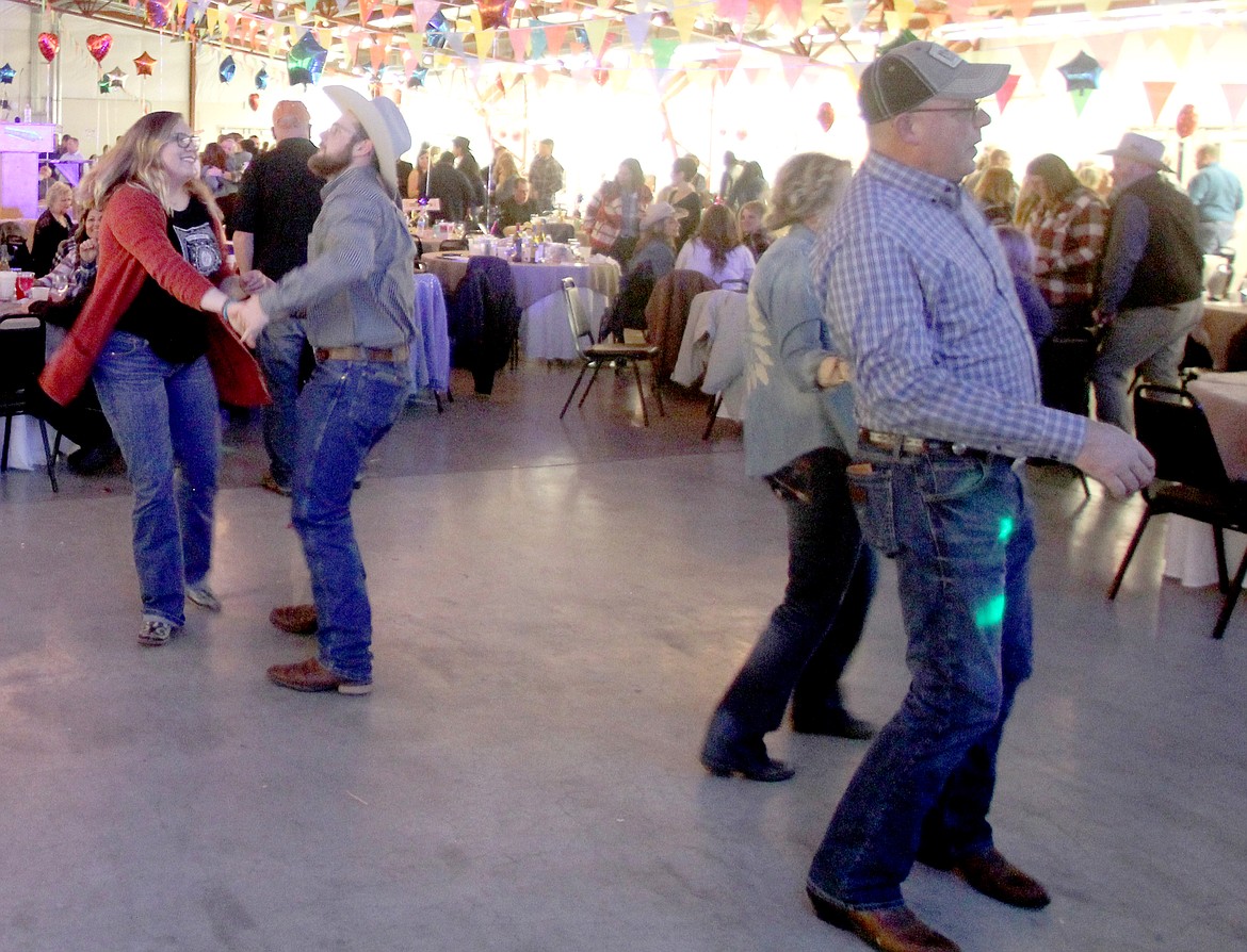 Dancers take to the floor at the 2020 Country Sweethearts event, a fundraiser for the Columbia Basin Cancer Foundation.