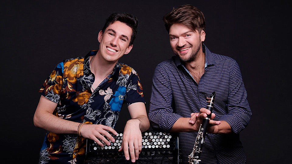 Bridge & Wolak, an internationally acclaimed music and comedy duo, perform at 7:30 p.m. Jan. 21 at the O'Shaughnessy Center in Whitefish.