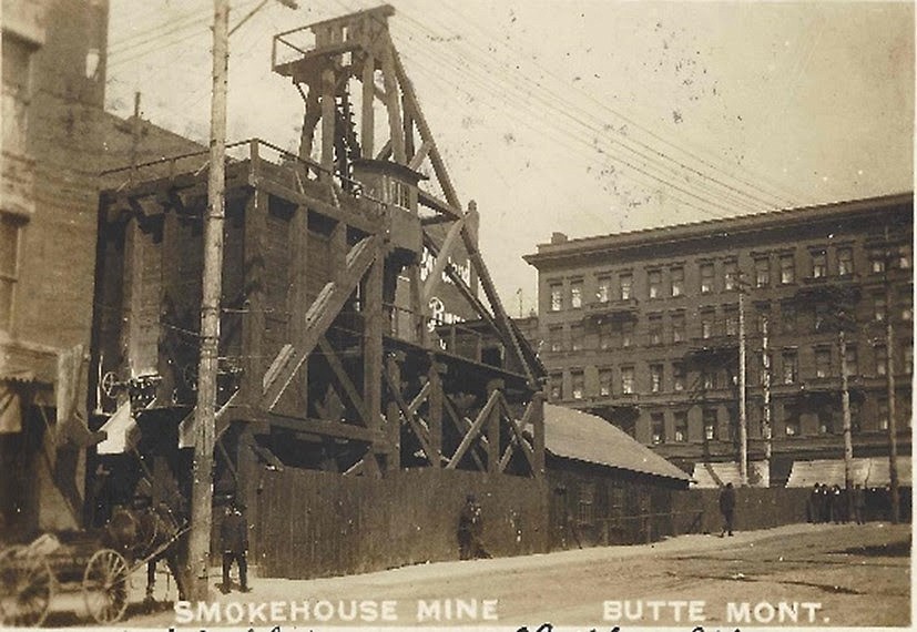 The history of the Smokehouse Mine in Butte is one of several author Bill Farley will talk about in "How to Make a Million in the Wild West" Jan. 27 at the Northwest Montana History Museum.