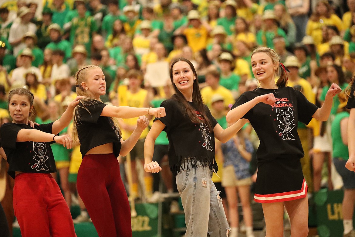 Scenes from Friday's Battle for the Paddle spirit competition at Lakeland High.