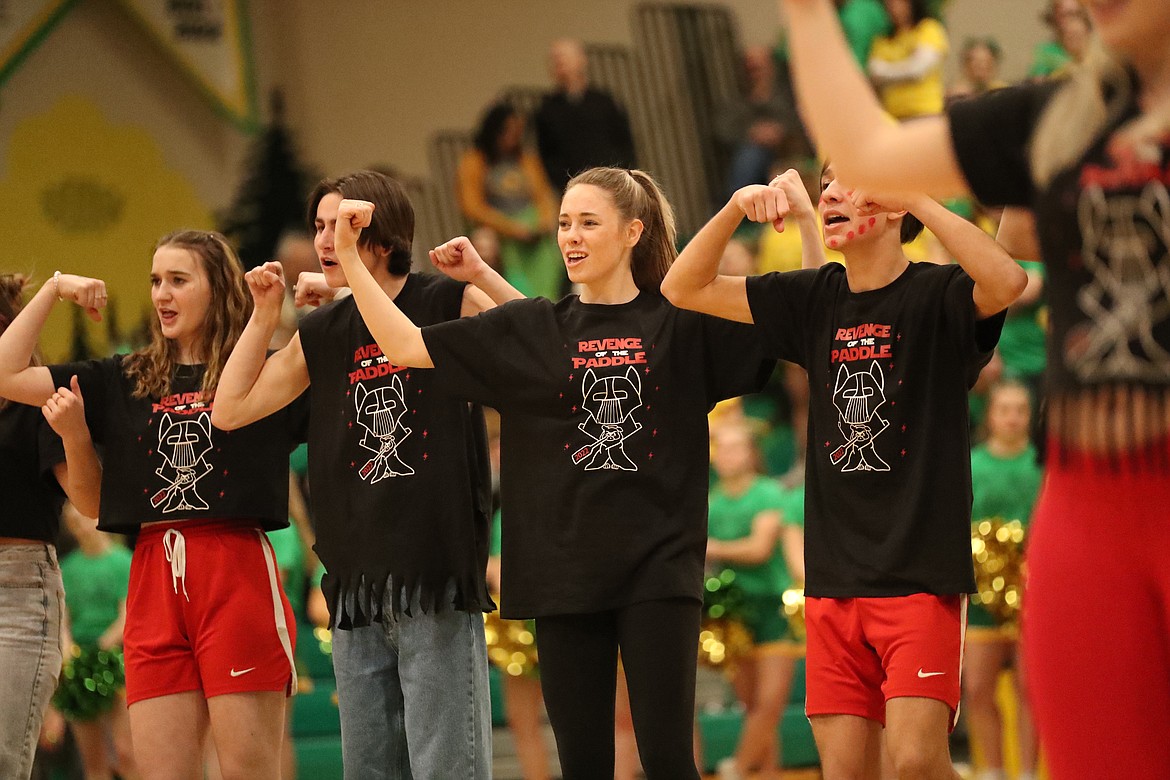 Scenes from Friday's Battle for the Paddle spirit competition at Lakeland High.