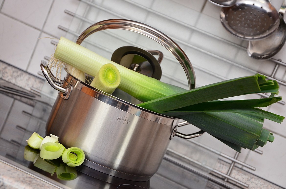 Mellow leeks are great braised in butter as a veggie, and equally welcome in mixed veggie dishes and soups.