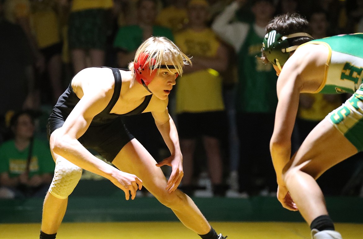 Forest Ambridge competes in the dual at Lakeland on Friday.