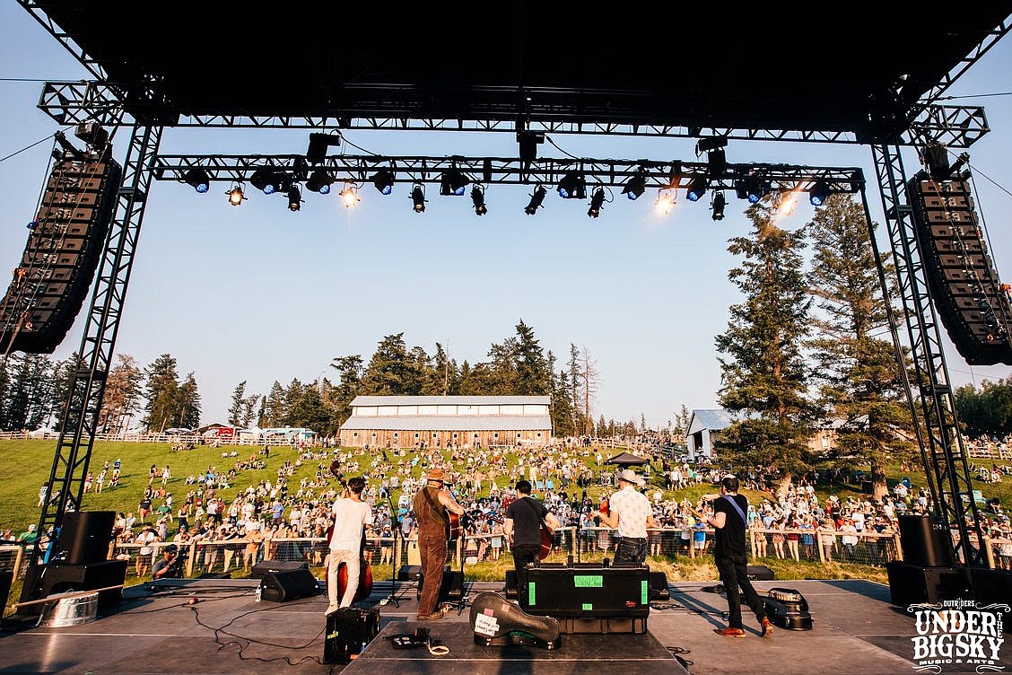 Fans enjoy the live music on the grounds at Big Mountain Ranch in Whitefish at last year's Under The Big Sky Festival. This year's festival dates are July 16 and 17 with a kick-off rodeo the evening of July 15.