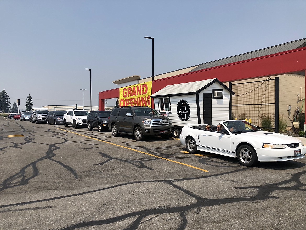 The Soda Love drive-through on Kathleen Avenue.