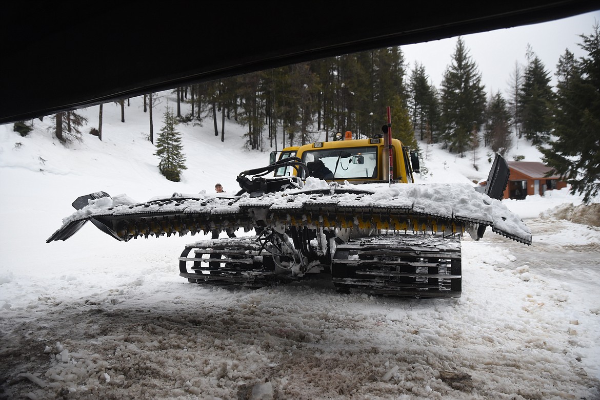 One of the snow groomers at Turner Mountain Ski Area. (Derrick Perkins/The Western News)